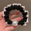Elástico de cabelo com laço estampado de leopardo para mulheres, faixa de cabelo de luxo de alta qualidade, corda de cabelo para prender coque, elástico de cabelo, acessório de cabelo
