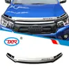 Tixinrui é Adequado para Toyota Hilux com Saídas de Ar, Preto Fosco Pedra de Areia Bloqueio Protetor Acessórios Decorativos para Caminhonete Off-Road
