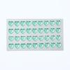 36 Pedrería Acrílica Plana de 12 mm en Forma de Corazón para Decoración de Álbumes de Fotos DIY para Niños