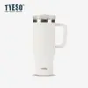 Copo Térmico para Carro com Alça, Grande Capacidade, Copo de Água em Aço Inoxidável 304, Isolamento Térmico e Conservação do Frio