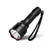 Linterna clásica C8 de alta venta transfronteriza T6 de alto brillo de largo alcance recargable de larga duración portátil impermeable para defensa personal