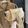 Bolsa Feminina de Tecido de Nylon 2026 Novo Verão Estilo Nicho Francês Bolsa de Ombro Único Transversal Bolsa Selim Popular de Alta Qualidade