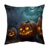 Funda de Cojín para Sofá Estilo Nuevo de Halloween, Cojín Decorativo y Cómodo de Terciopelo Piel de Durazno, Suave al por Mayor