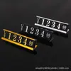 Etiqueta de precio aleación de aluminio etiqueta de precio etiqueta de precio para tabaco y alcohol etiqueta de precio de estante precio de número grande