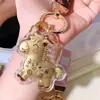 Llavero de Oro Puro 999 para Riqueza Instantánea, Colgante de Cadena para Teléfono, Hazte Rico Pronto, Accesorio Creativo de Bolso de Cuero para Parejas