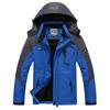 Chaqueta de exterior de piel de camarón amazónico para hombre, talla grande, forro polar, gruesa, resistente al viento, para ciclismo, cálida, acolchada de algodón