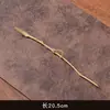 Colher de Bambu para Pó de Matcha, Mexedor de Chá de Bambu, Acessórios para Chá Kung Fu, Bambu Roxo para Cerimônia do Chá, Colher de Chá de Bambu Ameixa Atacado