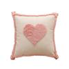 Almohada de Sofá Rosa con Penachos Estilo Ins Nuevo Hogar Estilo Amor Fresco Almohada Desmontable Combinación de Almohadas