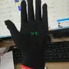 Guantes de Protección Laboral de Nylon Negro Pequeños, Medianos y Grandes Guantes de Protección Laboral Protectores para Trabajo Libre de Polvo de 13 Agujas