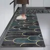 Tapete de Chão de Cozinha Descartável Estilo Simples Cobertura Total Tapete de Lama de Diatomáceas para Cozinha Absorção de Óleo Antiderrapante Pronto para Usar Pronto para Descartar