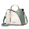 Bolso de mano de moda estilo coreano color gran capacidad para mujer bolso de hombro cruzado de moda al por mayor bolso cubo transfronterizo