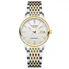 Guanqin 16221 Reloj para Hombre Reloj Mecánico Completamente Automático Resistente al Agua Luminoso de Negocios Acero Inoxidable Correa de Acero Nuevo Reloj para Hombre