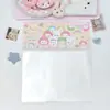 Empaque de bolsillo plano con cabezal de tarjeta extragrande, empaque estilo coreano, protección de tarjeta, materiales de empaque para accesorios, tarjetas de empaque