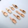 En stock, suministro de cuchara de madera para sal de baño, cuchara para sal de baño, cuchara de madera para sal, mini cuchara para té con polvo medicinal, cuchara pequeña para sal