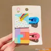 Accesorio Rosa Brillante de Diamante para el Cabello de Conejo para Niños, Lindo Pasador de Estrella de Lentejuelas, Goma para el Cabello para Niñas, Flequillo de Bebé