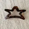 Clip Coreano Retro Estampado Leopardo 2025 Nuevo Principios de Otoño Nicho Gama Alta Versátil Clip Tiburón para Cabello Pasador Accesorios para el Cabello