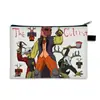 Bolsa de Almacenamiento Grande con Temática de Ciervos del Bosque, Estuche para Lápices de Papelería Estudiantil, Bolsa con Cremallera de 99 Noches, Billetera