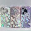 Nova Capa de Celular IMD Pena para Huawei P70pro Fio de Pena Mate60P Lente com Glitter Cobertura Total Resistente a Quedas
