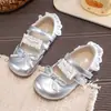 Zapatos de piel para niñas para actuaciones, zapatos de princesa para niñas para primavera y otoño, mocasines elegantes 2026 para niños, antideslizantes, suela blanda