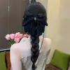 Elegante Pin de Borla de Loto Reductor de Edad de Alta Gama Acrílico Versátil Uso Diario Retro Popular Accesorios para el Cabello para Mujeres