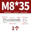 Tornillos de aleación de aluminio color dorado con cabeza hexagonal, Tornillos de cabeza de copa, Sujetadores de cabeza hexagonal, Longitud extendida M5M6M8M10