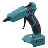 Pistola de Silicona Caliente Recargable con Batería de Litio Inalámbrica de Venta Caliente Exclusiva Transfronteriza, Compatible con Interfaces de Paquete de Baterías Dewalt, Makita y Milwaukee
