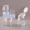 Frasco de Vidrio para Condimentos de Fábrica con Asa y Tapa abatible, Frasco de Almacenamiento de Sal y Azúcar para Cocina, Se Puede Imprimir con Logo