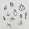 Nuevo Tirador de Cremallera Dorado Blanco Aleación Joyería Hecho a Mano DIY Collar Pulsera Accesorios Colgante Metálico Colgante