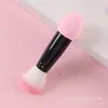 Herramientas de Maquillaje de Caramelo Macarrón de Venta Caliente Transfronterizas, Esponja de Maquillaje, Base Líquida, Pincel de Rubor de Doble Punta en Forma de Bala que No Absorbe Polvo