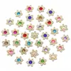 9 cores 10*12mm explosões transfronteiriças diy botão de diamante plano feito à mão renda incrustada pingente acessórios para vestuário