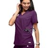 Ropa de lavado a mano con cuello en V para médicos, enfermeras y esteticistas. Trajes de trabajo para laboratorios, medicina y estética.