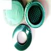 Molde para hornear con forma de piel proteica orejeras de cuero perforado piel de PU perforada esponja de rebote lento cojín para el oído auriculares Bluetooth cuero