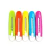 Cortador de Papel Pequeño Colorido Portátil Cuchillo para Desembalaje Exprés Oficina Estudiante Cuchillo para Papel Tapiz Mini Cuchillo de Corte de Película Plástica