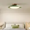 Lámpara de techo para dormitorio estilo francés de mediados de siglo, 6 nuevas estilo retro Wabi-Sabi, luz de espectro completo para el cuidado de los ojos para el dormitorio principal o estudio, hecha de hierro