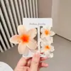 Nuevo Set de Pasadores de Flor de Huevo de Amazon, Flor de Bauhinia Elegante Accesorio para el Cabello en la Parte Posterior de la Cabeza Pasador