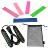 Cinturón de látex para saltar la cuerda, traje de fitness de nueve piezas para yoga, aro de 500 para el abuso de glúteos, cuerda de alambre de acero de 3 m para saltar en interiores