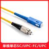 Cabo Jumper de Fibra Óptica Sc/Apc-Sc-Fc-Lc-St/Apc/Upc Monomodo Núcleo Simples Pigtail 3M5M10M20M 30m