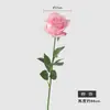 Flores de rosa artificiales con sensación de humedad para decoración del hogar, hotel y centro comercial, arreglos florales, ramos de boda, rosas simuladas con aspecto húmedo