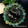 Pulsera Ins Estilo Étnico Mejor Amigo 10MM Más Vendida Hielo Agrietado Flor Estallada Cuentas Vidrio Cielo Estrellado Azul Marino Estilo Coreano