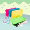 Bolsa de Almacenamiento Cosmético de Silicona de Moda Multifuncional Portátil para Teléfono Móvil, Monedero, Brochas de Maquillaje, Artículos de Tocador