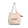 Bolsa de Nailon con Cordón de Estilo Nuevo de Verano, Bolso Tote de Estilo Perezoso, Bolso de Hombro para el Trabajo de Mujer, Bolso de Lona de Gran Capacidad