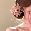 Nuevo Estilo Chino Pinza para el Cabello de Flor Rosa Suave Pinza para Moño Retro Pinza de Flor Accesorio para el Cabello de Ambiente Foto
