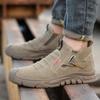 Zapatos de Protección Laboral Antiescaldado de Piel de Vaca para Hombre, Zapatos de Soldadura Antimpacto con Puntera de Acero, Antideslizantes y Resistentes al Desgaste para Obra, Venta al por Mayor con Puntera de Acero