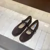 Zapatos Mary Jane de Ballet para Mujer 2026 Nuevos Zapatos Planos Estilo Retro Francés Estampado de Leopardo Versátiles Estilo Coreano Zapatos de Abuela