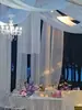 Gasa Semi-Transparente de Chifón con Caída Azul Estilo Antiguo, Caída de Tela para Decoración de Techo de Boda, Creación de Ambiente en Guarderías, Tela de Fondo para Hoteles
