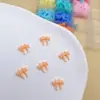 Novos Acessórios para Nail Art de Resina Gravata Borboleta Acessórios de Unha DIY Brincos Capa de Celular Acessórios de Unha Vestíveis