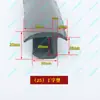 Caja de Almacenamiento de Energía, Puerta Lateral de Camión, Tira Selladora de Gabinete, Tira Selladora en T para Contenedor, Se Puede Usar para Conexiones de Esquina