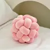 Almohada Tejida con Nudos en Forma de Bola Spandex Decoración para Sala de Estar Sofá Cojín Venta Caliente Transfronteriza Dropshipping