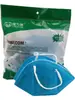 Mascarilla Baoweikang plegable blanca para orejas a prueba de polvo y partículas 9600 azul kn90 mascarilla protectora tela fundida soplada