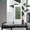 Reloj electrónico LCD directo de fábrica, reloj meteorológico vertical con medidor de temperatura y humedad, reloj despertador